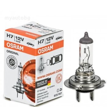 Автомобилна крушка Osram, H7, 55W, 12V, PX26d, BOX | JAR Computers 64210 H7 55W 12V P43t BOX