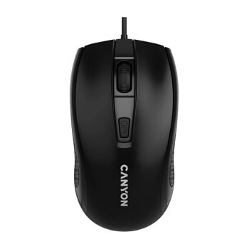 Мишка Canyon M-4, оптична (1600 dpi), USB, черна | JAR Computers Canyon M-4 CNE-CMS4