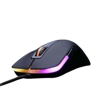 Мишка Xtrfy M1 RGB, оптична (7200dpi), USB, черна, гейминг, 5 програмируеми бутона, RGB подсветка | JAR Computers Xtrfy M1 RGB