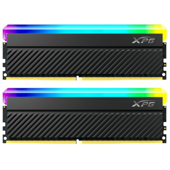 Памет 16GB(2x8GB) DDR4 4133MT/s, A-Data Spectrix D45G RGB, AX4U41338G19J-DCBKD45G, 1.35V | JAR Computers A-Data Spectrix D45G 2x8GB DDR4 4133MHz