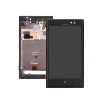 Nokia Lumia 925, LCD with touch and frame, black