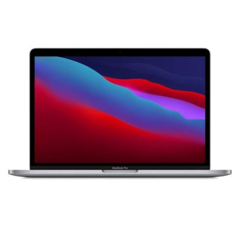 Лаптоп Apple MacBook Pro (myd92ze/a_ z11c_16GB)(сив), осемядрен Apple M1 3.20 GHz, 13.3" (33.78 cm) IPS LED-Backlit Truetone Display, (Thunderbolt 3), 16GB, 256GB SSD, macOS | JAR Computers Apple MacBook Pro myd92ze/a_ z11c_16GB