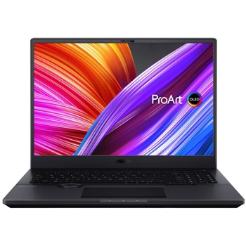 Лаптоп Asus ProArt Studiobook H7600ZW-OLED-L751X (90NB0XJ1-M001A0), четиринадесетядрен Intel Core i7-12700H 2.3/4.7GHz, 16" (40.64 cm) 4K OLED Validated Glare Display & GF RTX 3070Ti 8GB, (HDMI), 32GB DDR5, 2x 1TB SSD, Windows 11 Pro | JAR Computers Asus ProArt Studiobook H7600ZW-OLED-L751X