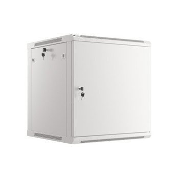 Комуникационен шкаф Lanberg WF01-6612-00S, 19", 12U, 64.5 x 60 x 60 cm, товароносимост до 60кг, сив | JAR Computers Lanberg WF01-6612-00S