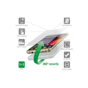 Протектор от закалено стъкло /Tempered Glass/, 4Smarts за Asus Zenfone MAX, в комплект с 4smart TPU кейс image