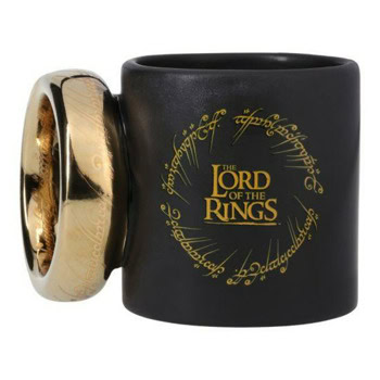 Чаша Paladone Lord of the Rings - The One Ring Shaped Mug, 320ml, черна | JAR Computers Paladone Lord of the Rings The One Ring Shaped Mug