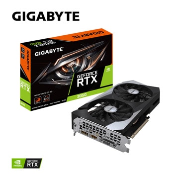 Видео карта Nvidia GF RTX 3050, 8GB, Gigabyte WINDFORCE OC, PCI-E 4.0, GDDR6, 128-bit, DisplayPort, HDMI, DVI | JAR Computers Gigabyte GeForce RTX 3050 OC GV-N3050WF2OC-8GD
