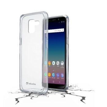 Калъф за Samsung Galaxy J6 2018, Cellular Line ClearDuo, прозрачен | JAR Computers Калъф ClearDuo за Samsung Galaxy J6 2018