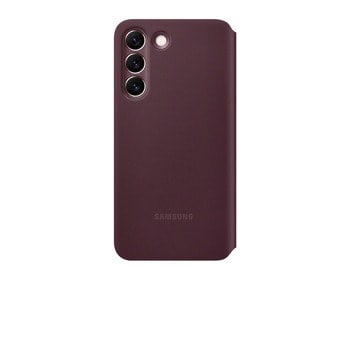 Калъф Samsung S22 Smart Clear View Cover Burgundy