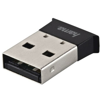 Адаптер Bluetooth Hama 53312, Bluetooth, обхват до 10m, USB 2.0, черен | JAR Computers Hama Bluetooth USB, Версия 5.0, USB 2.0, EDR