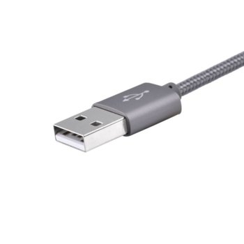 Devia Fashion USB A(м) към Lighting(м) 1,2m silver