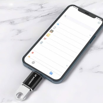 Адаптер Wozinsky от Lightning към USB-A | JAR Computers Адаптер Wozinsky от Lightning към USB-A