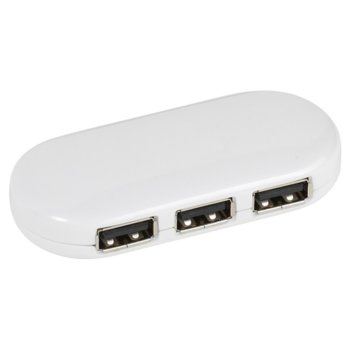 Vivanco 34305 Хъб USB Тype С, бял