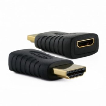 Преходник Cantell HDMI(м) към HDMI mini(ж) | JAR Computers Преходник HDMI M към HDMI mini F Cantell - 17128