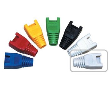 Маншон за конектор RJ45, сив | JAR Computers Протектор за RJ-45 конектор, сив