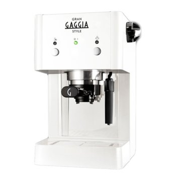 Кафемашина еспресо GAGGIA Gran Style, 1025 W, 15 bar, Crema филтър, бяла | JAR Computers GAGGIA Gran Style
