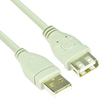 VCom USB A(м) към USB A(ж) 3m CU202-3m