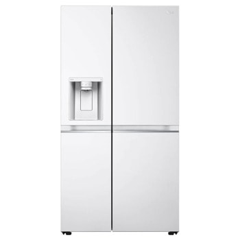 Хладилник с фризер LG GSLV71SWTM, клас F, 635 л. общ обем, свободностоящ, 431 kWh/годишно, Total No Frost, Door Cooling+, UltraSleek Door, Smart Inverter компресор, бял image