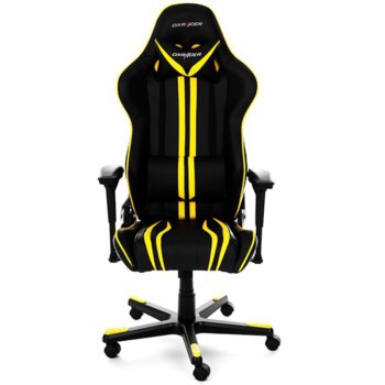 Геймърски стол DXRacer Racing OH-RF9/NY, черен/жълт | JAR Computers DXRacer RACING Gaming Chair - черен/жълт