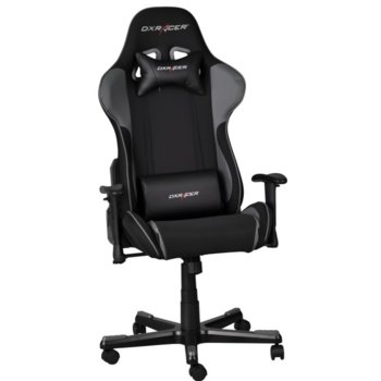 Геймърски стол DXRacer Formula OH/FE11/NG, черен/сив | JAR Computers DXRacer Formula OH/FE11/NG