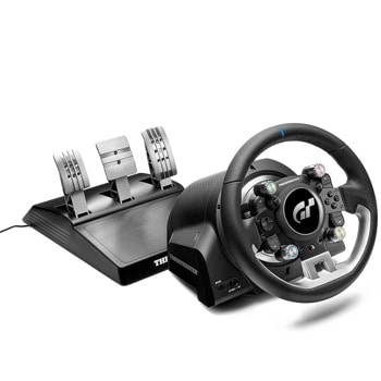 Волан с педали Thrustmaster T-GT II EU (4160823), за PC/PS4/PS5, черен | JAR Computers Thrustmaster 4160823