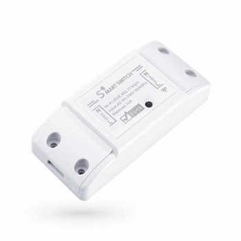 Смарт превключвател PST-WF-S1, 1 канал, 10A, 220V, Wi-Fi, бял | JAR Computers Смарт превключвател PST-WF-S1 91019