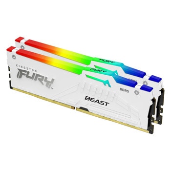 2x16GB DDR5 5200MHz Kingston Fury Beast White RGB