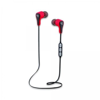 Слушалки SBOX EP-BT219, безжични, Bluetooth 4.1, микрофон, 32 Ohm импеданс, 116 ± 3dB чувствителност, червени | JAR Computers SBOX EP-BT219