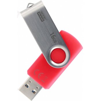 Памет 16GB USB Flash Drive, Goodram UTS3-0160R0R11, USB 3.1 Gen 1, червена | JAR Computers Goodram UTS3-0160R0R11