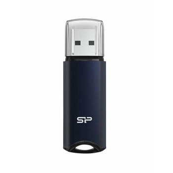 Памет 64GB USB Flash Drive, Silicon Power Marvel M02 (SP064GBUF3M02V1B), USB 3.2 Gen 1, синя | JAR Computers Silicon Power Marvel M02 64GB SP064GBUF3M02V1B