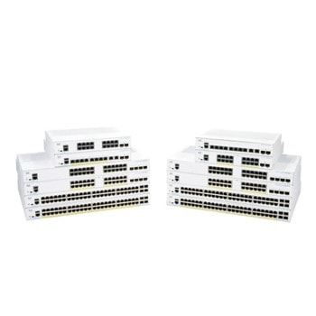 Суич Cisco CBS250, 1000 Mbps, 8 порта, 2x 1G RJ45/SFP combo | JAR Computers Cisco CBS250 Smart 8-port GE, Ext PS, 2x1G Combo