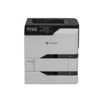 Лазерен принтер Lexmark CS725dte, цветен, 1200x1200 dpi, 47/47стр/мин, LAN, USB | JAR Computers Лазерен принтер Lexmark CS725dte
