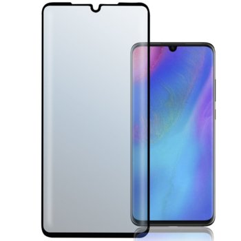 4smarts Second Glass Cover Huawei P30 black frame