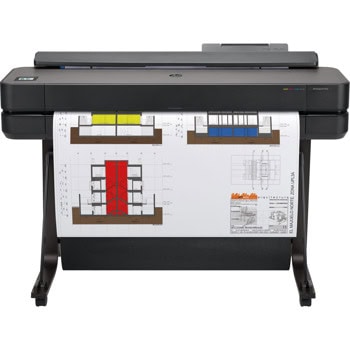Плотер HP DesignJet T650 2025 (5HB10D), 2400 х 1200, 1GB, Hi-Speed USB 2.0, LAN, Wi-Fi, A4, A3, A2, A1, A0 | JAR Computers HP DesignJet T650 36-in 2025 5HB10D