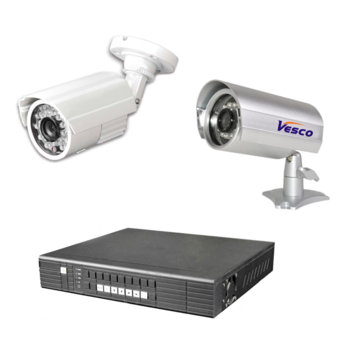 DVR Vesco VS-5204N-SN ( + 2xVS-121SN & 2xVS-1139…