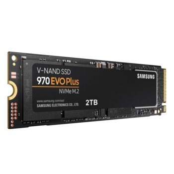 Памет SSD 2TB Samsung 970 EVO Plus, NVMe, M.2 (2280), скорост на четене 3500 MB/s, скорост на запис 3300 MB/s image