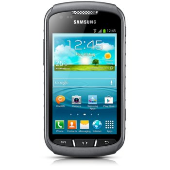 Samsung Smartphone GT-S7710 GALAXY Xcover II, сив, 4.0"(10.16 cm), двуядрен Cortex A9 1 GHz,1 GB RAM, 4 GB, (microSD слот),5.0MPix camera, Android, 4,1 Jellybean | JAR Computers Samsung Smartphone GT-S7710 GALAXY Xcover II