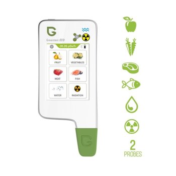 Тестер за нитрати Grееntest 6, нитратомер за плодове, зеленчуци, месо и риба и уред за измерване твърдостта на водата и нивото на фонова радиация image