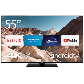Телевизор Nokia 5500A (5500A4KDA), 55" (139.7 cm) 4K/UHD LED Smart TV, HDR, DVB-T2/C/S2, Wi-Fi, Bluetooth, LAN, 4x HDMI, 2x USB | JAR Computers Nokia 5500A 5500A4KDA