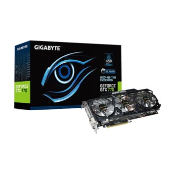 Видео карта GF GTX 770, 2GB Gigabyte N770OC-2GD, PCI-E 3.0, DDR5, 256bit, HDMI, 2xDVI, DisplayPort | JAR Computers GF GTX 770