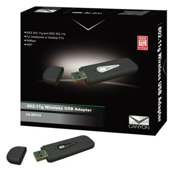 Canyon CN-WF518 54Mbps Wireless USB Adapter