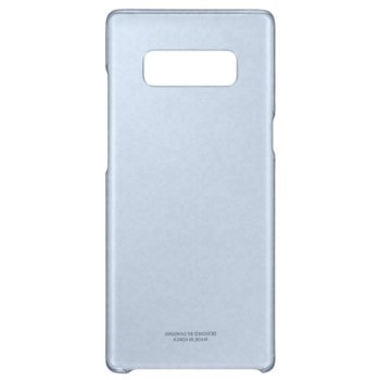 Samsung Note 8 Clear Cover Deep Blue