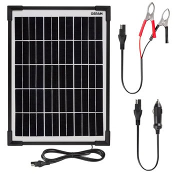 Зарядно устройство Osram BATTERYcharge SOLAR OSP1000, соларно, 10W/12V, за AGM, EFB, STD, LFP и GEL батерии | JAR Computers Osram BATTERYcharge SOLAR OSP1000 10W