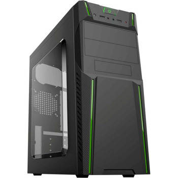 Кутия Omega SX-C3145, ATX /Micro-ATX/Micro-ITX, 1x USB 3.0, с прозорец, черна, без захранване | JAR Computers OMEGA SX-C3145A W/TRANSP PANEL