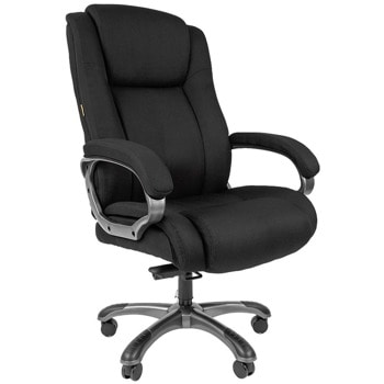 Директорски стол Chairman 410 SX, до 180кг. дамаска, пластмасова база, Tilt механизъм, черен | JAR Computers Chairman 410 SX