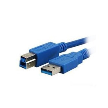 Кабел MediaRange, USB-A (м) - USB-B (м) 3.0, 3м, син | JAR Computers MediaRange USB-A (м) - USB-B (м) 3.0