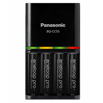 Зарядно устройство Panasonic Eneloop Pro Smart & Quick Charger, 4x AA батерии, с 4 гнезда АА/ААА image