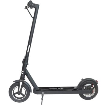 Електрически скутер Denver SEL-10510F Black, до 25км/ч скорост, до 120 kg, до 30км пробег, 350W, IPX4 водоустойчив, черен | JAR Computers Denver SEL-10510F