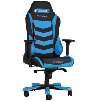 Геймърски стол DXRacer Iron OH/IS166/NB, черен/син | JAR Computers DXRacer Iron OH/IS166/NB