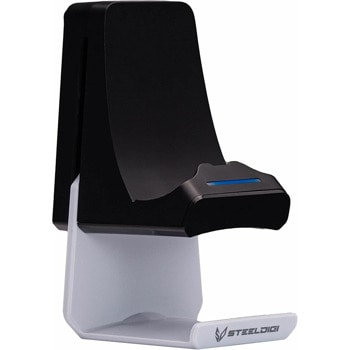 Зарядна станция SteelDigi Azure Hammock, за PS5, поставка за слушалки, бяла | JAR Computers SteelDigi Azure Hammock White PS5-HC01W